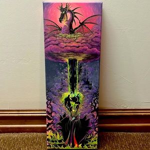 Disney Art Maleficent’s Transformation Sleeping Beauty 22x8